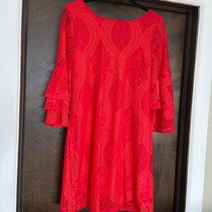 Red Lace Dress